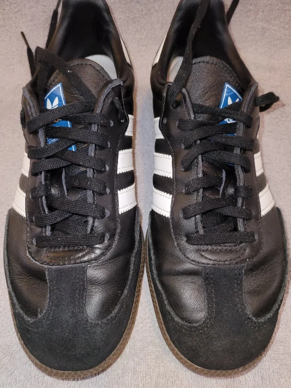 Adidas Samba OG Originals Black White Brown Gum IE3676 Sneakers Big Kids Size 7